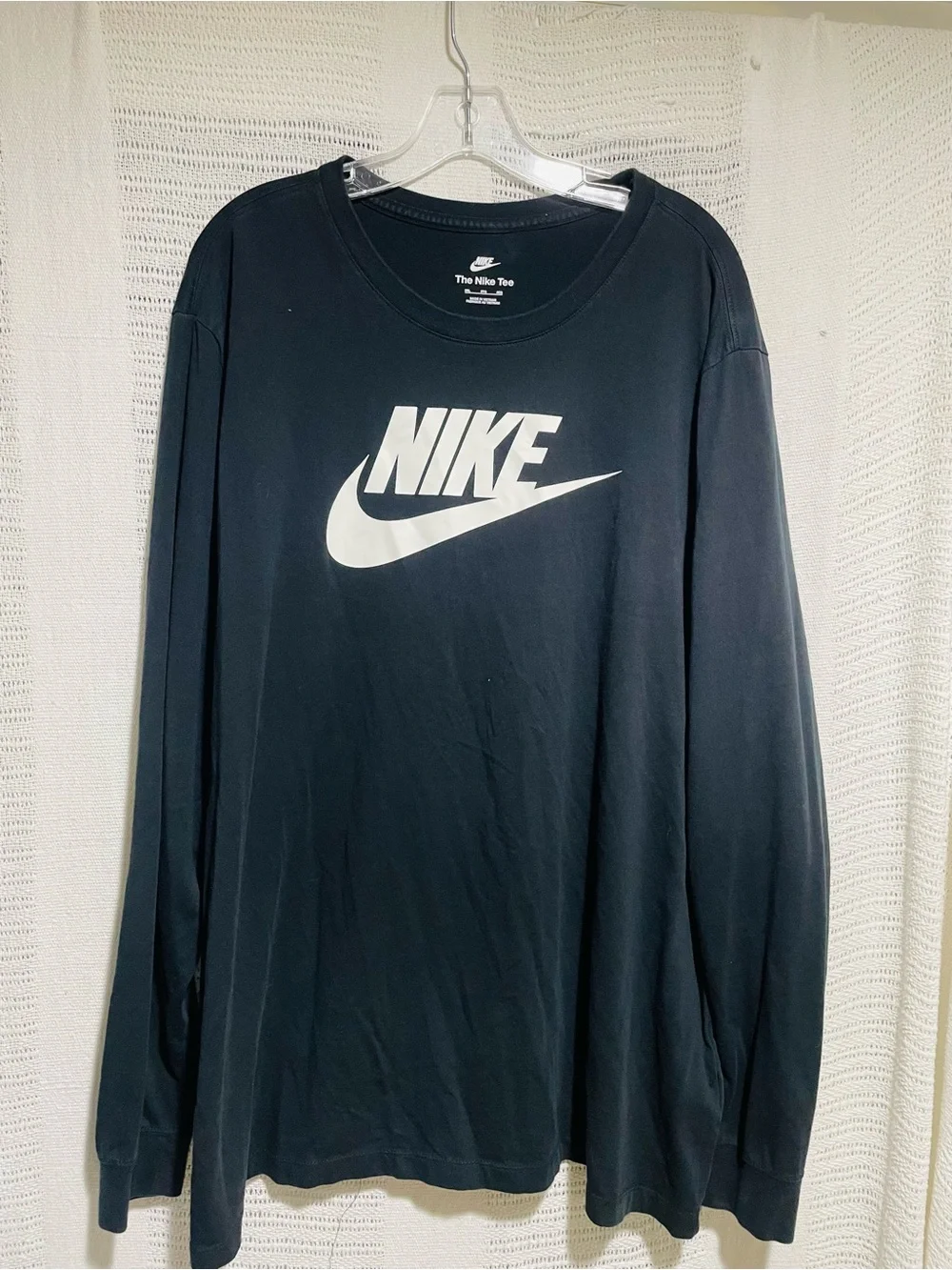 Nike Men's Long Sleeve Logo T-Shirt - Black 3xl big tall